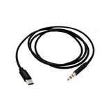 Tonex AX-04 Type-C to 3.5 mm Siyah AUX Audio Ses Kablosu