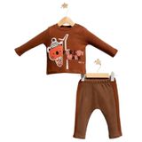 Tongs Baby Forest Walk Koala 2'li Bebek Takımı 4586 - 6 Ay - Kahverengi