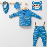 Tongs Baby Man Bebek Zıbın Seti 4426 - 0 - 3 Ay - Mavi