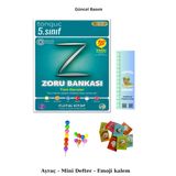 Tonguç 5. Sınıf Tüm Dersler Zoru Bankası (Emoji kalem+Mini defter+TIRTIL ayraç)