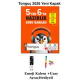 Tonguç 5'ten 6'ya Hazırlık Soru Bankası 2026, Yaz Tatili Kitabı, MAARİF Modeli Uyumlu, Emoji Kalem ve Uzay Ayraç Hediyeli