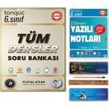 Tonguç 6. Sınıf Tüm Dersler Fijital Soru Bankası - 2. Dönem Yazılı Notları 1 Ve 2 Yazılı Set 2 Kitap