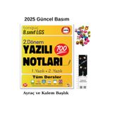 Tonguç 8. Sınıf Yazılı Notları 2. Dönem 1 ve 2. Yazılı 2025(UZAY Ayraç-Kalem Başlığı)
