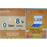 Tonguç Akademi 0'dan 8'e Sözel Konu Anlatımlı Soru Bankası+Sözel- Sayısal Mantık Analiz Soruları