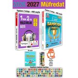 Tonguç Akademi 1'den 2'ye Hazırlık Seti 2026 Yaz Tatili 2. Sınıf Şampiyon Paketi 2027 Ingilizce Kelime Kartları