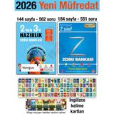 Tonguç Akademi 2'den 3'e Hazırlık Kitabı 2026 Yaz Tatili Soru Bankası Tüm Dersler İngilizce Kelime KartLGS Hazırlık