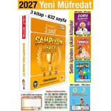 Tonguç Akademi 3. Sınıf 2027 Şampiyonlar Ligi 4 Kitap Tüm Dersler Konu Anlatımlı Soru Bankası Matematik Türkçe