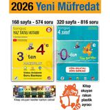 Tonguç Akademi 3'ten 4'e Hazırlık Kitabı 2026 Yaz Tatili 4. Sınıf LGS Sınavına Hazırlık Seti 0'dan 4'e Konu Anlatımlı Soru Bankası