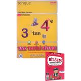 Tonguç Akademi 3'ten 4'e Hazırlık Yaz Tatili Kitabı 3. Sınıf Bilsem Deneme