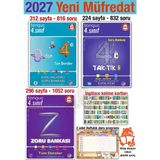 Tonguç Akademi 4. Sınıf 2027 Taktikli Tüm Dersler Zoru Konu Anlatımlı Soru Bankaları Seti Yeni