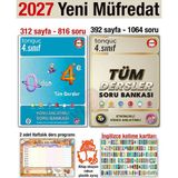 Tonguç Akademi 4. Sınıf 2027 Tüm Dersler Konu Anlatımlı Soru Bankası Seti Yeni Müfredat