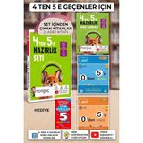 Tonguç Akademi 4. Sınıf 4 Ten 5 E Hazırlık Seti 3 Kitap Yaprak Test