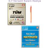 Tonguç Akademi 4. Sınıf Tüm Dersler Soru Bankası + 4. Sınıf Yeni Nesil Matematik Soru Bankası