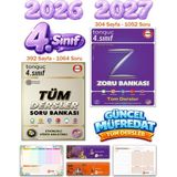 Tonguç Akademi 4. Sınıf Tüm Dersler Soru Bankası - Zoru Bankası Tüm Dersler Set 2 Kitap Planlayıcı Hediyeli