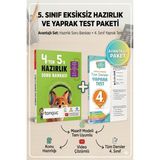 Tonguç Akademi 4 Ten 5 E Hazırlık Soru Bankası 4. Sınıf Yaprak Test