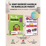 Tonguç Akademi 4 Ten 5 E Hazırlık Soru Bankası 5. Sınıf Bursluluk Deneme Sınavı
