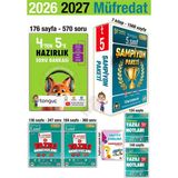 Tonguç Akademi 4'ten 5'e Hazırlık Kitabı 2026 5. Sınıf 2027 5. Sınıf Şampiyon Paketi 1 .2. Dönem Yazılı Not Deneme