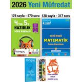 Tonguç Akademi 4'ten 5'e Hazırlık Kitabı 2026 Yaz Tatili 4. Sınıf Yeni Nesil Matematik Soru Bankası Seti
