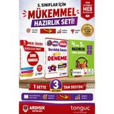 Tonguç Akademi 4'ten 5'e Hazırlık Kitabı 5'li Deneme Seti Ardışık Bursluluk Sınavı Soru Bankası 4. Sınıf