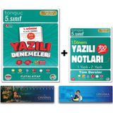 Tonguç Akademi 5. Sınıf 1. Dönem Yazılı Notları - 1. Dönem Yazılı Denemeleri Set - Süper İkili 2 Kitap