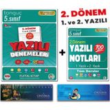 Tonguç Akademi 5. Sınıf 2. Dönem Yazılı Notları - 2. Dönem Yazılı Denemeleri Set - Süper İkili 2 Kitap
