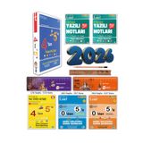 Tonguç Akademi 5. Sınıf 4 ten 5 e Hazırlık Tekrar Seti - 1 ve 2 Dönem Yazılı Notları Set 5 Kitap
