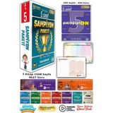 Tonguç Akademi 5. Sınıf Şampiyon Paketi Tüm Dersler Soru Bankası Set - Paragrafon - 8 Kitap