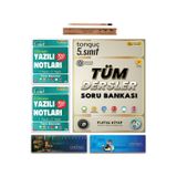 Tonguç Akademi 5. Sınıf Tüm Dersler Soru Bankası - 1. Ve 2. Dönem Yazılı Notları Set 3 Kitap