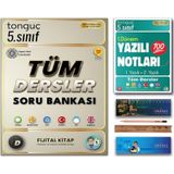 Tonguç Akademi 5. Sınıf Tüm Dersler Soru Bankası Fijital Kitap - 1. Dönem Yazılı Notları Set 2 Kitap