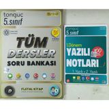 Tonguç Akademi 5. Sınıf Tüm Dersler Soru Bankası+1.dönemyazılı Notları