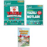 Tonguç Akademi 5. Sınıf Yazılı Denemeleri 1. Dönem 1 ve 2. Yazılı Notları Eğitim Seti