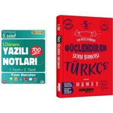 Tonguç Akademi 5. Sınıf Yazılı Notları 1. Dönem 1 ve 2. Yazılı 2026 ve Ankara Yayıncılık 5. Sınıf Türkçe Güçlendiren Soru Bankası 2026 - Eren Akyüz