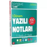 Tonguç Akademi 5.Sınıf Yazılı Notları 1.Dönem 1+2.Yazılı