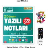 Tonguç Akademi 5. Sınıf Yazılı Notları 2. Dönem 1 ve 2. Yazılı - Uzay Araç - Kalem Başlığı