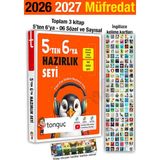 Tonguç Akademi 5'ten 6'ya Hazırlık 2026 3 Yaz Tatili 2027 5. Sınıf Tekrar 6. Sınıf Konu Özetli Ingilizce Kartlar