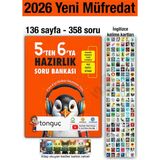 Tonguç Akademi 5'ten 6'ya Hazırlık Kitabı Soru Bankası 2026 LGS İçin 5. Sınıf Öğrencileri İçin