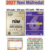 Tonguç Akademi 6. Sınıf 2027 Tüm Dersler Paragrafon Soru Bankası Seti