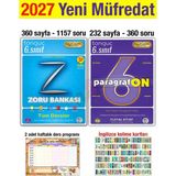Tonguç Akademi 6. Sınıf 2027 Zoru Bankası Tüm Dersler Paragrafon