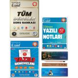 Tonguç Akademi 6. Sınıf Tüm Dersler Soru Bankası Fijital- 2. Dönem Yazılı Notları - Yazılı Denemeleri Set 3 Kitap