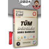 Tonguç Akademi 6. Sınıf Tüm Dersler Soru Bankası ve Kalemlik 2024 MEB Müfredatına Uygun