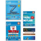 Tonguç Akademi 6. Sınıf Zoru Bankası Tüm Dersler 2. Dönem Yazılı Denemeleri Yazılı Notları Set 3 Kitap