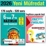 Tonguç Akademi 6'dan 7'ye Hazırlık Kitabı 2026 Yaz Tatili 7. Sınıf İngilizce Soru Bankası LGS Hazırlığı