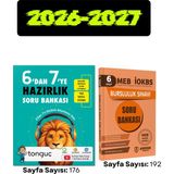 Tonguç Akademi 6'dan 7'ye Hazırlık Kitabı + 6. Sınıf Bursluluk Deneme Sınavı Normal Boy 350 Sayfa