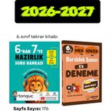 Tonguç Akademi 6\'dan 7\'ye Hazırlık Kitabı + 6. Sınıf Bursluluk Deneme Sınavı