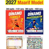 Tonguç Akademi 7. Sınıf 2027 Türkçe Matematik Dinamo Soru Bankası Maarif Yeni Müfredat Bağlam Temelli