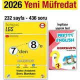 Tonguç Akademi 7'den 8'e Hazırlık Kitabı LGS Sınavına Uygun 7. Sınıf İngilizce Soru Bankası - Tüm Dersler