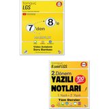 Tonguç Akademi 7'den 8'e Hazırlık Kitabı ve 8. Sınıf 2. Dönem 1 ve 2. Yazılı Notları