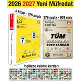 Tonguç Akademi 7'den 8'e Hazırlık Seti 2026 Sınav Tipi LGS 8. Sınıf Tüm Dersler Kitapları
