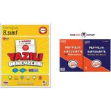 Tonguç Akademi 8. Sınıf 2. Dönem 1 ve 2. Yazılı Denemeleri - Tonguç Akademi Partikül Matematik 8. Sınıf LGS Yeni Nesil Efso Matematik Soru Bankası