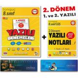 Tonguç Akademi 8. Sınıf 2. Dönem Yazılı Denemeleri - 2. Dönem Yazılı Notları - Süper İkili Set 2 Kitap